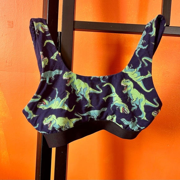 Set of 3 Novelty Print Bralettes / Lounge Bras - Picture 2 of 16